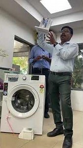 Voltas Beko front load Washing Machine Demo 👈👈👈