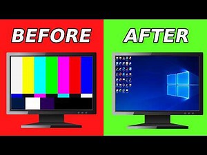 How To Fix Monitor Rainbow Screen (Red, Green, Blue Light)