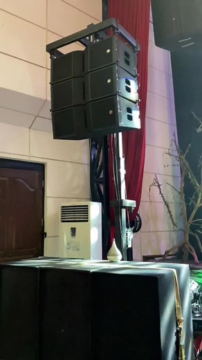 line array crank speaker stand by iniaudio&lights #soundsystemlombok #vendorlombok