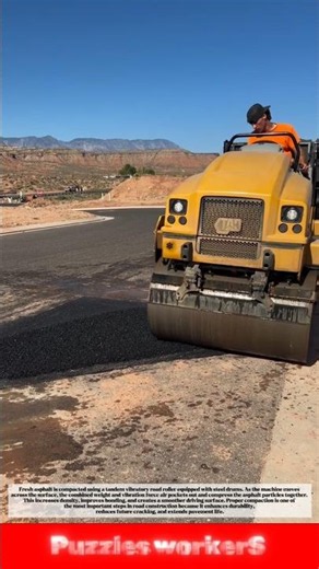 ROAD Roller Satisfaction! How Asphalt Becomes Smooth and Strong
