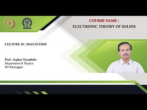 Lecture 28: Magnetism