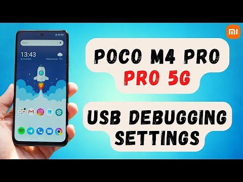 Xiaomi POCO M4 Pro USB Debugging to connect to PC / otg