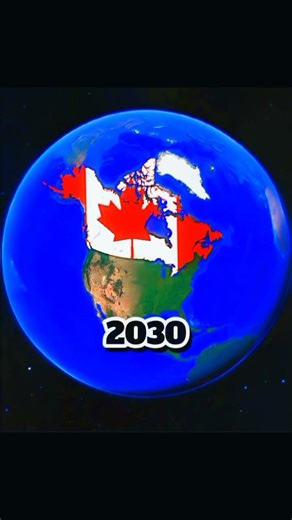 Canada in 2040 Will Shock You 🇨🇦 #FutureMap #Geopolitics #Shorts