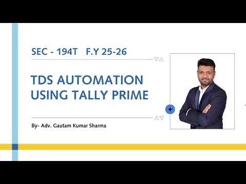 अब Partner Payment पर TDS! 😱 Section 194T Full Explanation with Examples