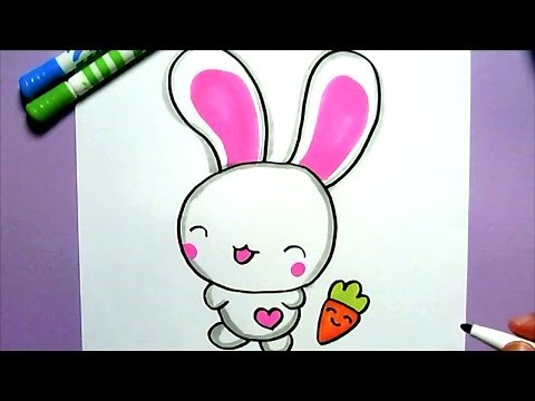 EIN NIEDLICHES KANINCHEN MALEN