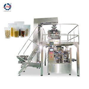 [Hot Item] Automatic Rotary Granule Doypack Tea Seeds Bag Packing Machine