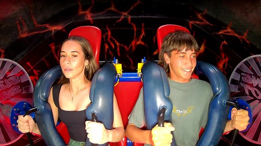 Thrilling Slingshot Ride Flash in Gold Coast Australia