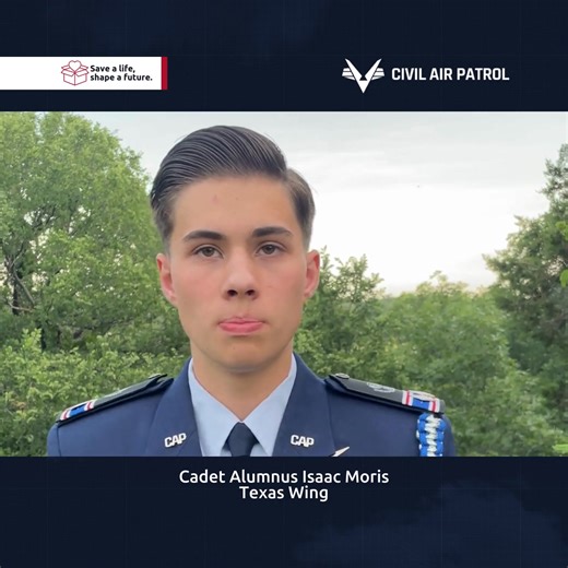 Watch Cadet Moris’ story and see the difference you make. His journey is a thank you to you. What’s your proudest CAP or volunteer moment? https://civilairpatrol.donorsupport.co/page/25EOY | Civil Air Patrol