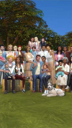 another pose for a huge family reunion