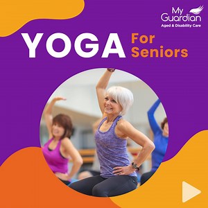 Discover the benefits of yoga for seniors: A gentle, low-impact exercise that strengthens muscles, improves mobility, and enhances balance and flexibility. 🧘‍♂️ It's never too late to start your yoga journey and elevate your overall well-being. #YogaForSeniors #MindBodyWellness #MyGuardian #MakingLivesBetter #AgedCare #HomeCare #DisabilityCare | My Guardian