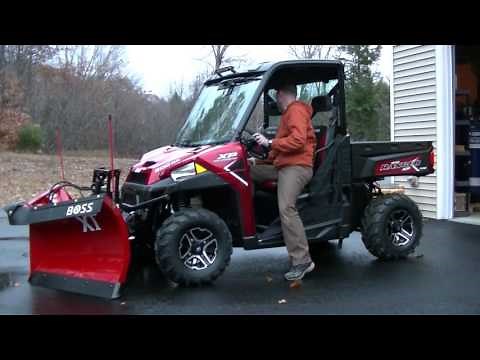 2016 Polaris Ranger w/ Boss Plow