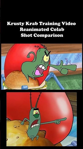 Krusty Krab Training Video - Scene 101 Spongebob Reanimated!! #memes #spongebob #cartoon #animation