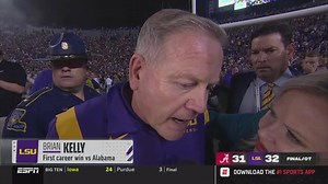 Brian Kelly came here to restore the Pride and Tradition of LSU. That's our coach 🥺 | LSU Football