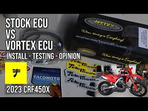 Vortex ECU vs Stock ECU (CRF450X 2023) | Install + Testing + Opinion