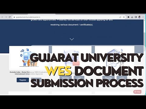 How to submit documents to WES from Gujarat University?