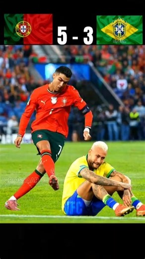 RONALDO RETURNS! 🇵🇹 Brazil vs Portugal – Emotional Injury Comeback!#ronaldo #football #soccer