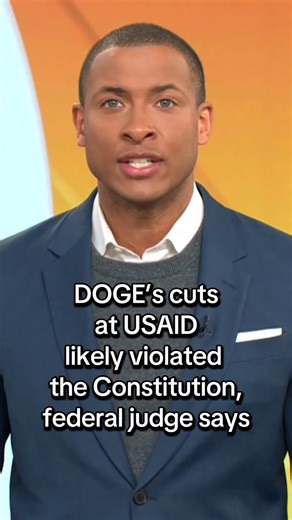 A federal judge says Elon Musk and DOGE may not have had the authority to make sweeping cuts at USAID and that the move likely violated the Constitution “in multiple ways.” https://cbsn.ws/3FDRm7W | CBS News