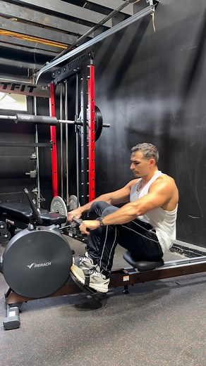 Matt Bassetta on Instagram: "ANOTHER HOME ROWER 🫡🔥 . Shoutout to @merachfit for the Merach R7 Pro-Grade Magnetic Rowing Machine. This rower is a gym quality rower with an at home price with 130 pounds of resistance 🔥🦾 . #ad"