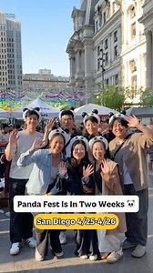 San Diego 👀 You've been waiting for this, and it's almost here 🐼🔥 The ONLY panda-themed Asian food festival in the U.S. is making its San Diego debut in just TWO WEEKS, and you do not want to miss it 😤 🍜 200 dishes & drinks from China, Japan, Korea, Thailand, the Philippines & more 🇨🇳🇯🇵🇰🇷🇹🇭🇵🇭 🎶 All-day stage: K-pop, traditional Chinese dance, martial arts & more 🛍️ Exclusive panda merch 🐼 15-foot inflatable panda panda mascot photo ops 📸 This is your sign. Don't wait 🎟️ 📍 Ap