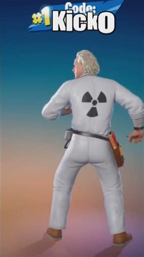 skin Doc Brown Fortnite Volver al Futuro #fortnite #backtothefuture #fortniteskins