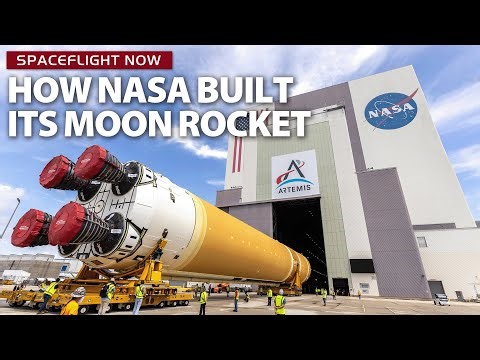 How NASA assembled its massive Moon rocket for Artemis 2