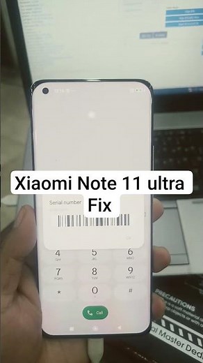 Xiaomi Note 11 Ultra baseband unknown fix