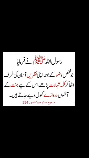 Hadees e Mubarak SAW