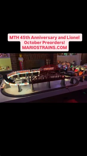 Halloween MTH 45th Anniversary and Lionel October Preorders! MARIOSTRAINS.COM | Mario's Trains