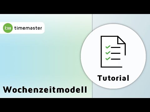 Timemaster WEB Wochenzeitmodelle
