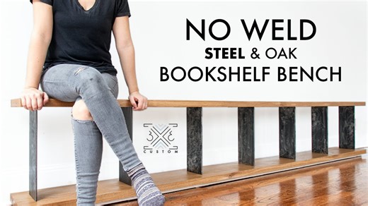 No welding needed for a 10 foot bench