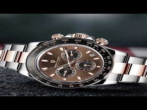 #2025 New PAGANI DESIGN Chocolate PD1644 Luxury Quartz Watch For Men Automatic date Wristwatches Me