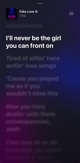 Tink Nguyen - Fake Love Full Lyrics