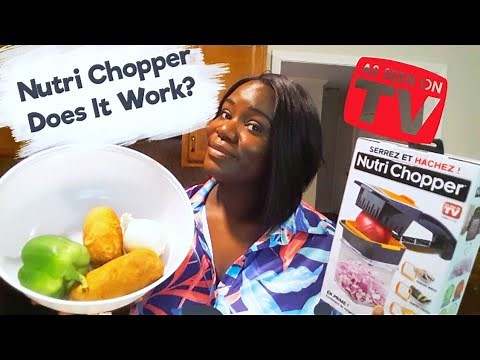 The Nutri Chopper As Seen On TV Review + Demo #nutrichopper #asseenontv