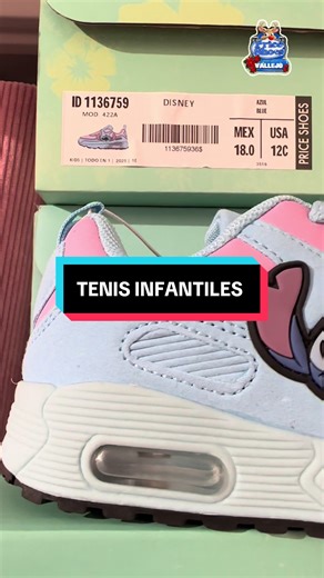 Tenis Infantiles de Ángel y Stitch en Price Shoes Vallejo