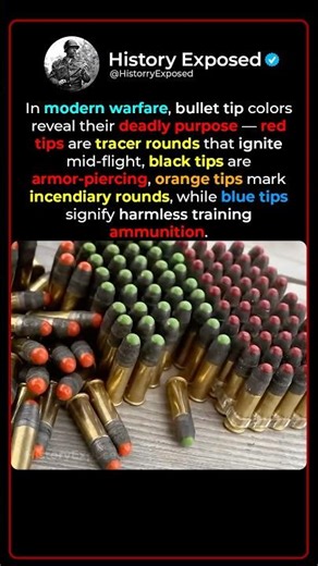 Why Bullets Have Different Tip-Colors 🔴🔫