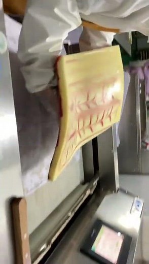 Automatic cake rolling machine