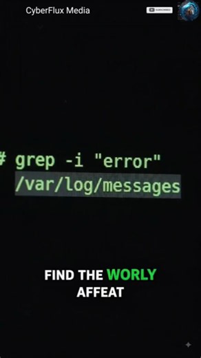 🔥 Find Linux Errors in Seconds! | grep Command Explained #Linux #linuxcommandlinetutorial #grep