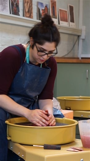 New to the wheel? Start your pottery journey here! ⚱️ Mary Watts herself, moulded and created stories through clay. Now it's your turn to begin writing you own. Join our five-week, Pottery: beginners throwing course and step onto the potter's wheel for the first time. 👩‍🎨 You'll get exceptional, personalised guidance from our award-winning Potter in Residence Bahareh Khomeiry. Learn all the essential tips and tricks, from centring the clay to shaping different vessels. Bahareh's expertise will