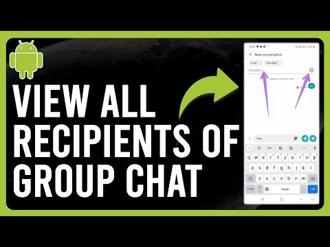 How to View All Recipients of a Group Chat on Android (How to See Who Is in a Group Chat)