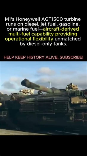 M1's Turbine: Jet Engine in Tank — Aircraft Power Source || WW2 #shorts #ww2