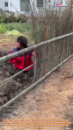 The Art of Traditional Bamboo Fence Weaving for Garden Enclosure