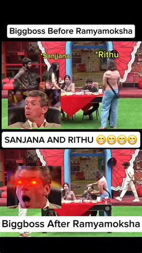 RAMYAMOKSHA on Instagram: "She changed biggboss 😅 . . . . . . OMG, can you believe how Ramyamoksha completely shook up Biggboss Telugu Season 9?!🤯 I was glued to my screen watching everything unfold, it was like a rollercoaster of drama and unexpected twists. The way they played the game, the strategies, and the relationships – everything was turned on its head. 🔄 I'm still thinking about all the crazy moments! #BiggbossTelugu #Season9 #Ramyamoksha #RealityTV"