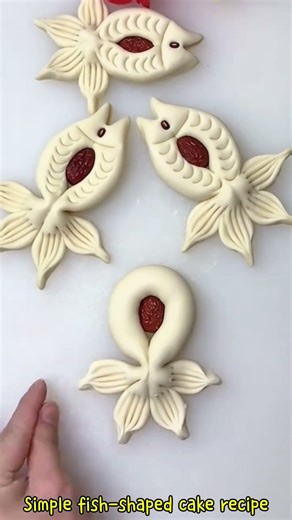 Simple fish-shaped cake recipe