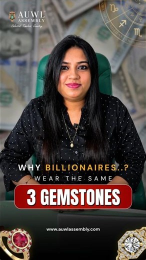 Why Billionaires Wear These 3 Gemstones 💎👑| AUWL Assembly💎
