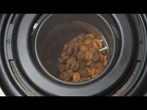 ダイニチ工業 コーヒー豆焙煎機 カフェプロ MR-SVF60B 焙煎中の様子【レビュー記事向け】