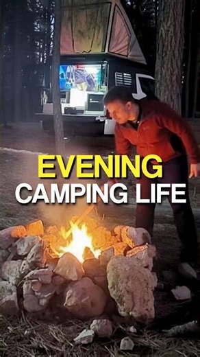Truck Camping Evening Routine