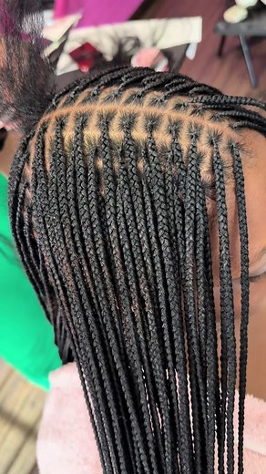 Luxurious Knotless Braids for Special Occasions