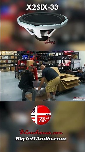 B2 Audio X2SIX-33 Subwoofer! The Biggest, Baddest Sub in the World!!! Check it out!