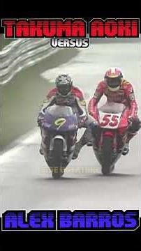 Takuma Aoki Versus Alex Barros #2stroke #gp #racing #battle #500cc #takuma #aoki #vs #barros