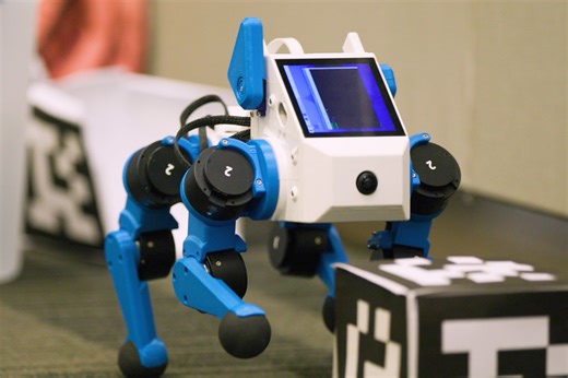 Intro robotics students build AI-powered robot dogs from scratch